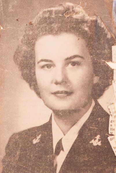 Submitted photo##
Peggy Lutz in her WAVES uniform in the 1940s.