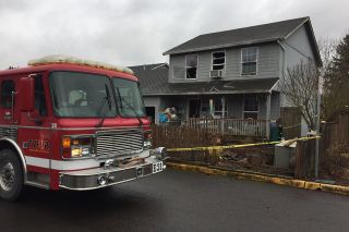 Photo courtesy Tualatin Valley Fire & Rescue##A Newberg woman died in a house fire Tuesday morning.