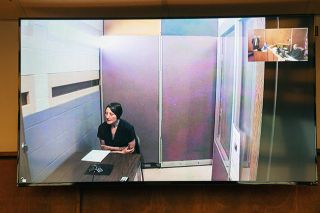 Rusty Rae/News-Register##Third Street Pizza/Moonlight Theater fire suspect Meagan Ray was arraigned by video Friday afternoon, June 2, in Yamhill County Circuit Court before Presiding Judge Ladd Wiles. She was given a conditional release from custody. Rusty Rae/News-Register##Third Street Pizza/Moonlight Theater fire suspect Meagan Ray was arraigned by video Friday afternoon, June 2, in Yamhill County Circuit Court before Presiding Judge Ladd Wiles. She was given a conditional release from custody.