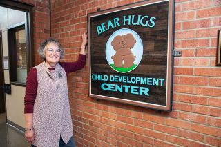 Rusty Rae/News-Register##Sheila Lenker leaves a legacy in Bear Hugs, where students learn skills for careers, as well as raising their own families. Lenker advocated for the program and wrote a grant request in the late 1980s for the funds that got it started.