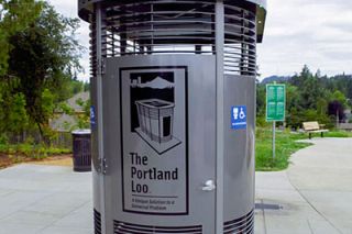 Image: portlandloo.com##The Portland Loo will be the “model bathroom” for McMinnville parks moving forward. Already installed in Jay Pearson Park, the stand-alone unisex facilities provide a 6-by-10-foot interior space and have security and maintenance features that improve on the city’s current stick-built bathrooms, according to Parks and Rec Director Susan Muir.