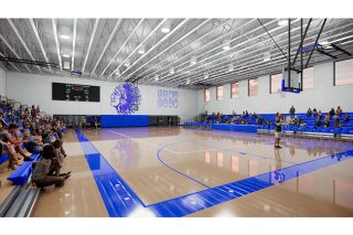 Image: ARCADIS##Amity High School is scheduled to get a new gymnasium as part of a bond measure that passed in May 2022. The current facility will become the middle school gym.