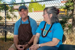 Rusty Rae/News-Register##John Libemday, who grew up on the island of Yap, and Donna Libemday, who moved to her mother’s homeland of Guam as a teen, talk about their lives and how they came to live in McMinnville.