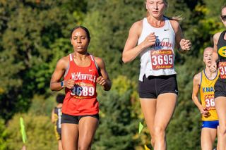 Rachel Thompson/News-Register file photo##McMinnville’s Yemi Rue (left) and Charlotte Terry (right) made the cut to compete at the 6A state championships at Lane Community COllege in Eugene on Nov. 4.