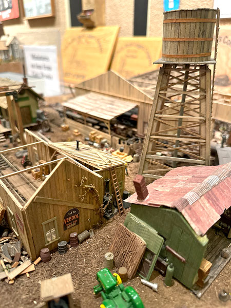 Kirby Neumann-Rea/News-Register##Dioramas by Gary Brooks of Willamina were featured during Willamina Coastal Hills Art Tour, and remain on display at Willamina History Museum, on D Street two blocks west of Main Street.