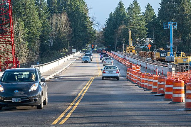 News-Register file photo##A 2023 photo shows construction on McMinnville’s new Three Mile Lane bridge. News-Register file photo##A 2023 photo shows construction on McMinnville’s new Three Mile Lane bridge.