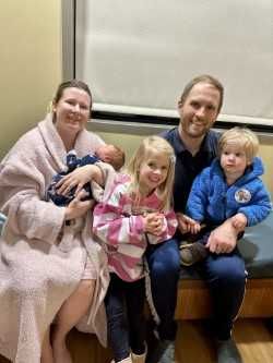 Submitted photo##John Robert Doerge was born at Providence Newberg Medical Center early on the morning of Monday, Jan. 1. He s the son of Arlid and Samantha Doerge of Carlton, and has an older brother and sister.