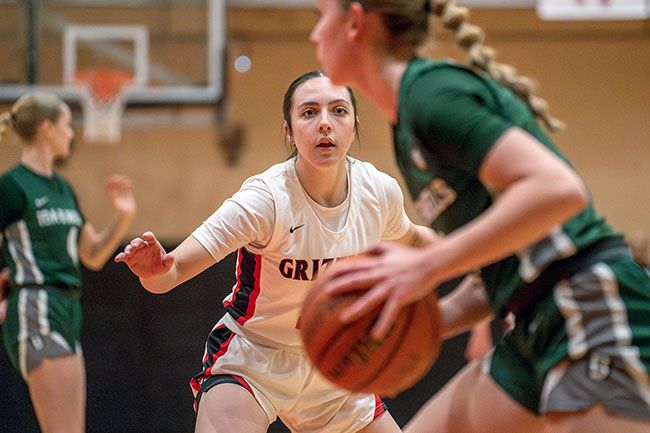 Rachel Thompson/News-Register##McMinnville senior Maya Altree came off the bench and scored nine points in the second half against Ida B. Wells, including two corner 3’s.