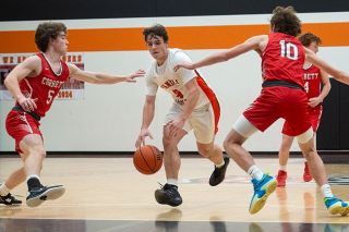 Rusty Rae/News-Register file photo##YC senior Kyle Slater was his team’s lone first team all-league recipient, helping lead his team to the first round of the playoffs.
