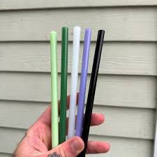 NEWBERG GLASS STUDIO REUSABLE GLASS STRAWS: The most sanitary and flavor neutral reusable straw option!