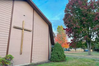 Kirby Neumann-Rea/News-Register##Valley Baptist Church is marking 50 years on its site at McDonald Lane and 27th Street. The site features large lawns and a parking lot, in addition to the church itself.
