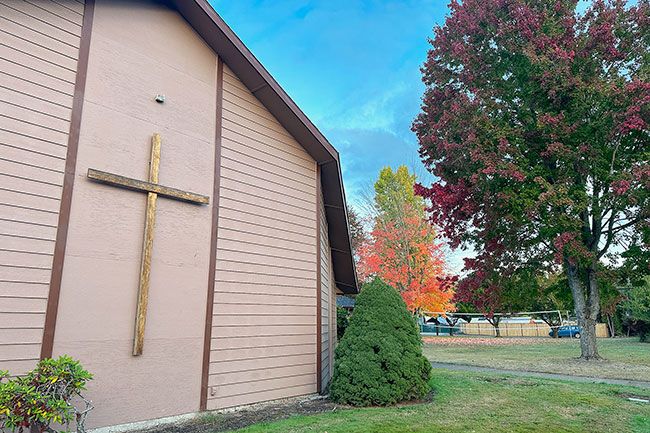 Kirby Neumann-Rea/News-Register##Valley Baptist Church is marking 50 years on its site at McDonald Lane and 27th Street. The site features large lawns and a parking lot, in addition to the church itself.