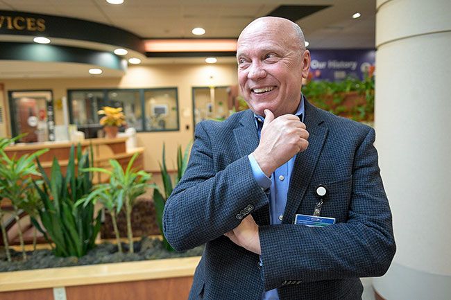 Rusty Rae/News-Register##New hospital CEO Dewane Pace started his career as a lab technician and moved to McMinnville after leading hospitals in Colorado and Florida. Rusty Rae/News-Register##New hospital CEO Dewane Pace started his career as a lab technician and moved to McMinnville after leading hospitals in Colorado and Florida.
