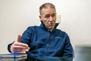 Rachel Thompson/News-Register##Oregon Secretary of State Tobias Read shares his goals for the beginning of his term, during an interview with the News-Register on March 14 in his visit to McMinnville.