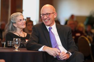 News-Register file photo##Kent Taylor enjoys his retirement party in late 2014, along with his wife, Sylvia, and friends, coworkers and other supporters. Taylor was city manager in McMinnville for 28 years. He was known for his calm demeanor and for sprinkling poetry and wise quotations into his messages to the city council. News-Register file photo##Kent Taylor enjoys his retirement party in late 2014, along with his wife, Sylvia, and friends, coworkers and other supporters. Taylor was city manager in McMinnville for 28 years. He was known for his calm demeanor and for sprinkling poetry and wise quotations into his messages to the city council.
