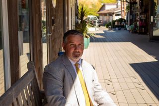 Mia Maldonado/Oregon Capital Chronicle##Rep. Cyrus Javadi, R-Tillamook, in Pacific City last week. Mia Maldonado/Oregon Capital Chronicle##Rep. Cyrus Javadi, R-Tillamook, in Pacific City last week.