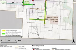 City of Carlton##The recommended high-priority projects in Carlton s updated Transportation Plan System (with budget constraints considered) include intersection improvements on Main Street, crossing enhancements near the elementary school.
