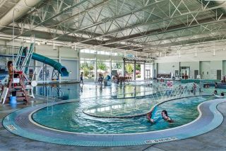 Chehalem Aquatic and Fitness Center##Features of the proposed pool area were inspired by the Chehalem Aquatic and Fitness Center, according to PAC members. The center features separated areas for lap and leisure pools and amenities such as a lazy river and slide. Chehalem Aquatic and Fitness Center##Features of the proposed pool area were inspired by the Chehalem Aquatic and Fitness Center, according to PAC members. The center features separated areas for lap and leisure pools and amenities such as a lazy river and slide.