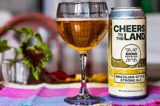 Kirby Neumann-Rea/News-Register##One benefit beer for Oregon Agricultural Trust is the fruity, peppery strong ale from Xicha Brewing.