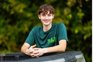 Rachel Thompson/News-Register##Caden Stephens decided to call his tree service company “Mac & Trees” after his hometown. He became a licensed contractor who specializes in tree removal soon after graduating from McMinnville High School. Rachel Thompson/News-Register##Caden Stephens decided to call his tree service company “Mac & Trees” after his hometown. He became a licensed contractor who specializes in tree removal soon after graduating from McMinnville High School.