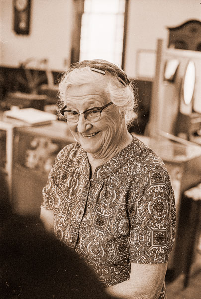 ##(Oct. 29, 1975) “We’re gathering,” relates Mrs. Roma Sitton, director of Yamhill County Historical Society Museum in Lafayette. “We don’t let anything go by us. We’re afraid it will be sold and lost forever.” Mrs. Sitton gives tours by appointment and during museum hours. Admission is free. Over 400 people have donated items to the museum which is located at 6th and Market. ##(Oct. 29, 1975) “We’re gathering,” relates Mrs. Roma Sitton, director of Yamhill County Historical Society Museum in Lafayette. “We don’t let anything go by us. We’re afraid it will be sold and lost forever.” Mrs. Sitton gives tours by appointment and during museum hours. Admission is free. Over 400 people have donated items to the museum which is located at 6th and Market.