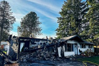 Dayton Fire District photo##A Monday morning house fire in Dayton displaced a family of six. The school district is collecting donations.