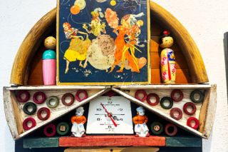 Kirby Neumann-Rea/News-Register##Ann Dursley is up to W in her A-Z clock series — she sold her 2,005th clock last week.