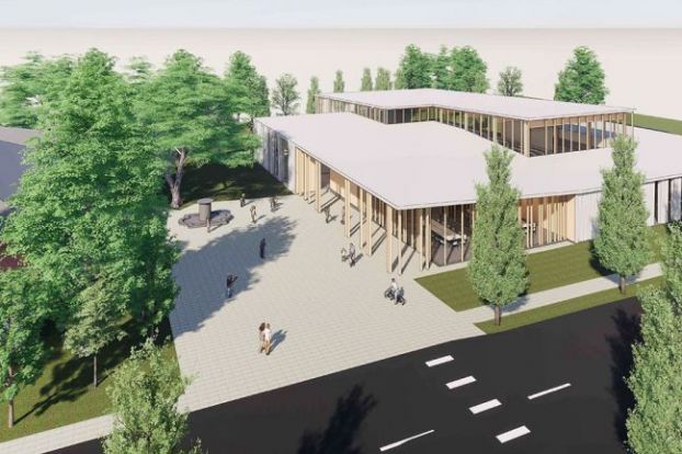 ##The originally proposed $115 million rec center pictured above was scaled down to $72.5 million facility in the final bond measure, which failed by 30 votes.