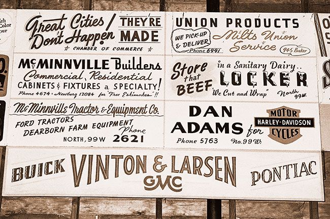 ##n Yard are slowly coming down. Slowly, but surely, old, dirty, and often faded advertising signs are coming down, making way for new and shiny bright versions. As new advertisers buy space, an old sign disappears. Many of the advertiser&rsquo;s signs hanging around the dimly lit auction arena are as old as the building itself -&mdash; some 35 years.