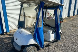 Kirby Neumann-Rea/News-Register##Paul McKarty is a standard-issue Yamaha golf cart with the coolest name.