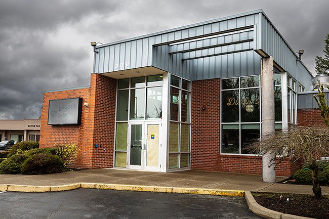Rachel Thompson/News-Register##Duffy&rsquo;s occupies the former First Federal branch at 350 N.E. Baker Creek Road, McMinnville. The dining room features large windows and a high ceiling. Customers order at a counter that once was the location of tellers&rsquo; windows.