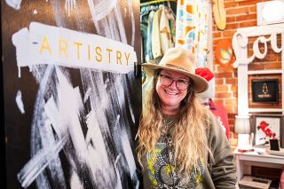 Rusty Rae/News-Register##Rae Collins focuses on design and event consulting as well as selling unique and whimsical items in her new shop, Artistry. The shop is part of the Apollo Art Collective, a space that also houses other creatives at 415 N.E. Third St.