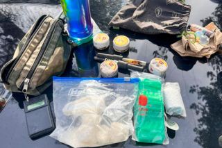 Image: Mac PD##McMinnville Police recovered drug paraphernalia and about four ounces of meth during a check under Three Mile Bridge on Sunday, March 22.
