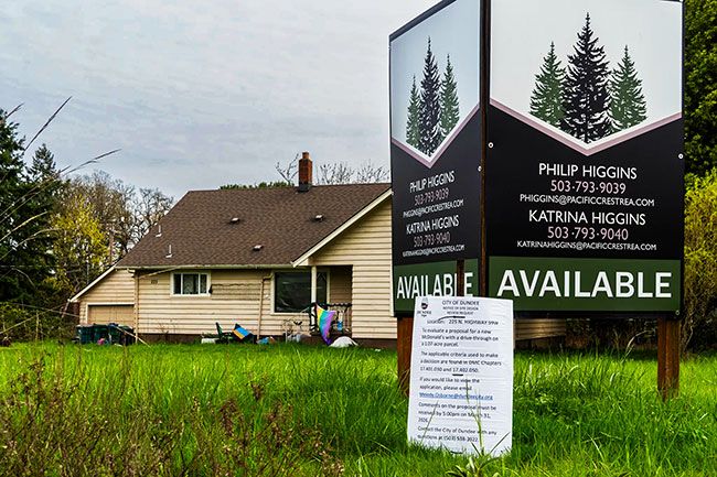 Branden Andersen/Newsberg##A McDonald&rsquo;s restaurant is proposed for property at S.E. 225 Highway 99W in Dundee.