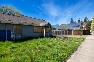Rachel Thompson/News-Register##The home at 608 Third St. in Dayton is a &ldquo;total loss&rdquo; after a car crashed into it in 2024, according to the homeowner. The neighboring Alder Street house (with solar panels) has also been struck twice in the last five years, most recently in January.