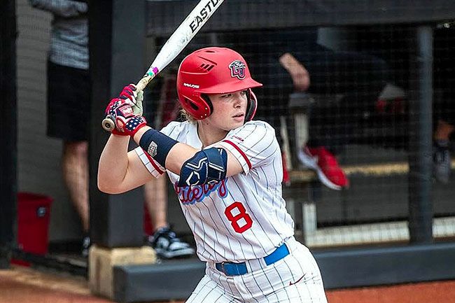 Photo courtesy of Liberty Athletics##Brynn McManus is a senior at Liberty University