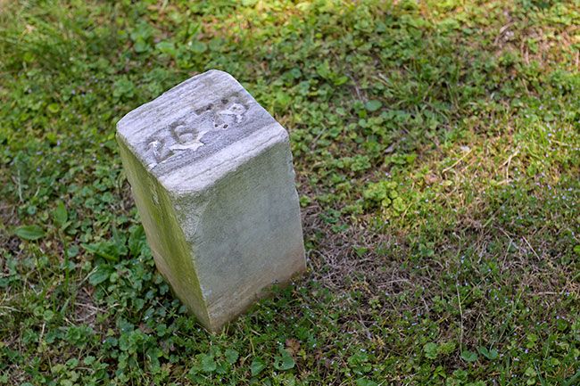 Rusty Rae/News-Register##While more than 6,000 Union soldiers are buried at the battlefield, there more than 2,000 grave sites marked with a square peg of granite and a number and no name.