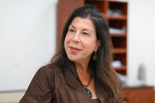 Rusty Rae/News-Register##Dayton interim City Manager Gretchen Cassini has over 30 years experience in government, but is getting a crash course in local and state laws after her recent move from Florida to Oregon.
