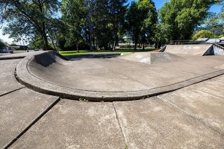 Rachel Thompson/News-Register##The city of Sheridan aims to refurbish and update the skatepark at Sheridan City Park for $175,000 or less. On Aug. 6, the Parks and Recreation Committee recommended McDowell Concrete&rsquo;s proposal over two others, as it ranked higher on project criteria.