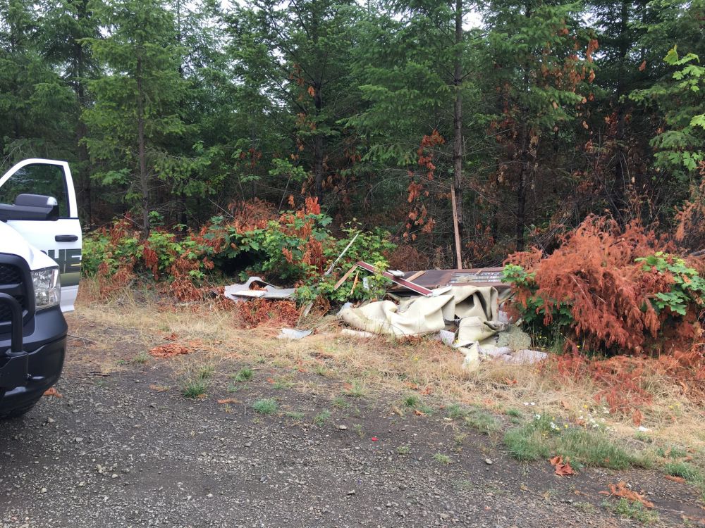 Yamhill County Sheriff s Office photol##This is the location where four kittens were rescued by Sgt. Todd Whitlow.