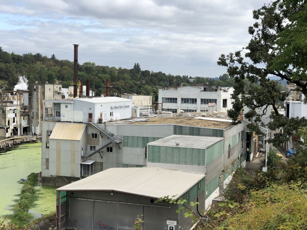 Photo courtesy of The Confederated Tribes of  Grand Ronde##The Grand Ronde Tribe has purchased this 23-acre former paper mill site in Oregon City.