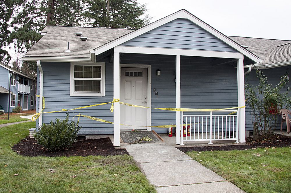 Rockne Roll/News-Register##
The scene of a fatal fire in McMinnville early Sunday, Nov. 19.