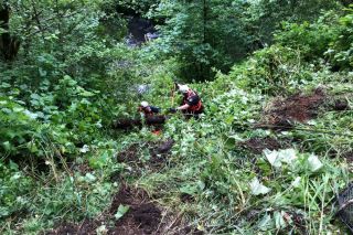 Submitted photo##McMinnville Fire Department Rope Rescue Team responded to the Sunday morning double-fatal crash. Submitted photo##McMinnville Fire Department Rope Rescue Team responded to the Sunday morning double-fatal crash.