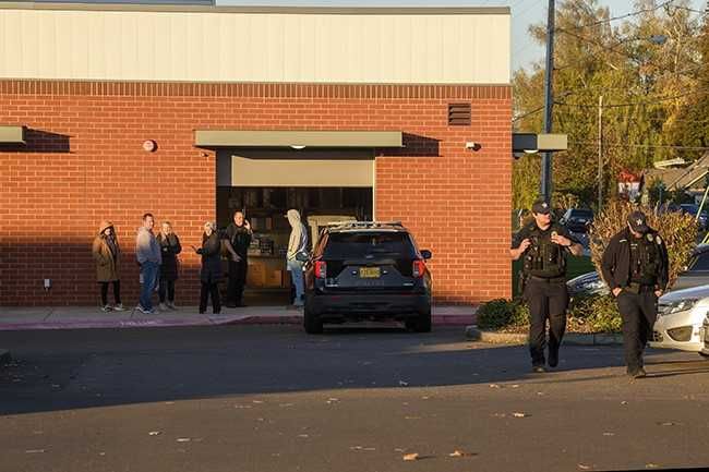 Rusty Rae/News-Register##McMinnville Police responded to the area around the high school early on the morning of Wednesday, Nov. 16.