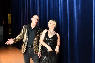 Rusty Rae/News-Register##
Rich Pratt and Kathleen Van De Veere will perform separate sets, then a duet in “Whiskey and Diamonds,” a cabaret-style show that will play for one night only at Gallery Theater. The event is a fundraiser for theater building projects.