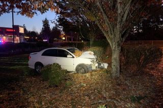 McMinnville Police Department photo##A Salem woman sustained serious injuries after crashing her car Tuesday morning in the area of Walgreens.