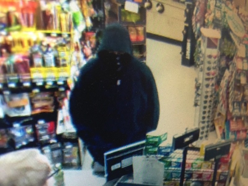 Submitted photos##Surveillence photo of suspect in Plaid Pantry.