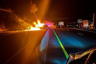 Amanda Mesa photo##A McMinnville man and two others were killed in a two-vehicle, head-on, wrong-way crash Tuesday east of The Dalles on Interstate 84. Amanda Mesa photo##A McMinnville man and two others were killed in a two-vehicle, head-on, wrong-way crash Tuesday east of The Dalles on Interstate 84.